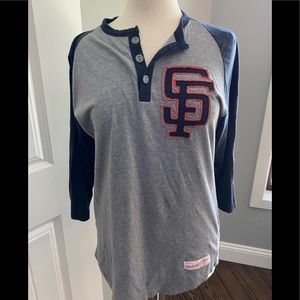Mitchell & Ness San Francisco Giants Henley